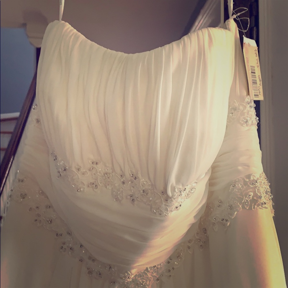 David’s bridal wedding dress size 16W